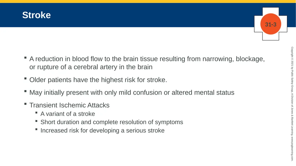 CHAPTER 31 Geriatric Emergencies The following - slide 32 of 74