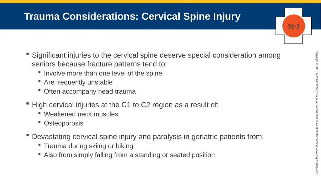 CHAPTER 31 Geriatric Emergencies The following - slide 53 of 74