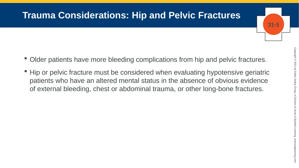 CHAPTER 31 Geriatric Emergencies The following - slide 50 of 74