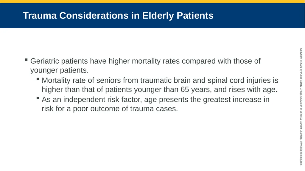 CHAPTER 31 Geriatric Emergencies The following - slide 45 of 74