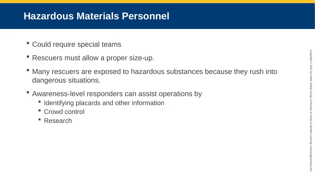 Vehicle Rescue Incident Awareness CHAPTER 2 - slide 65 of 82