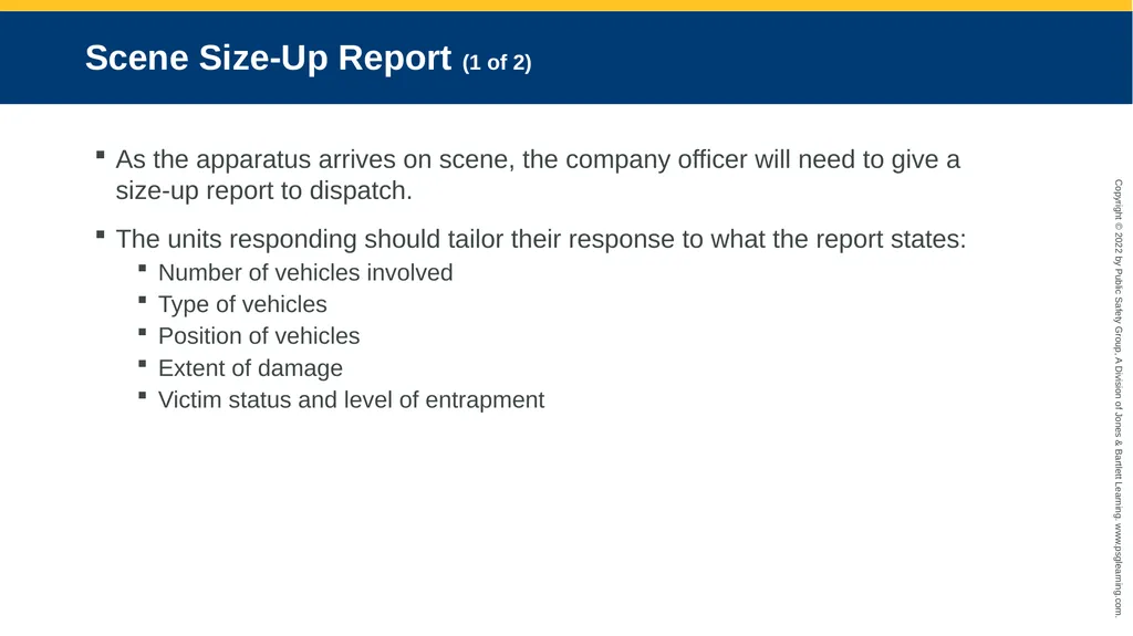 Vehicle Rescue Incident Awareness CHAPTER 2 - slide 70 of 82