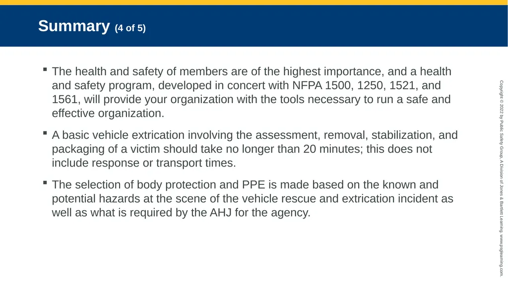 Vehicle Rescue Incident Awareness CHAPTER 2 - slide 81 of 82