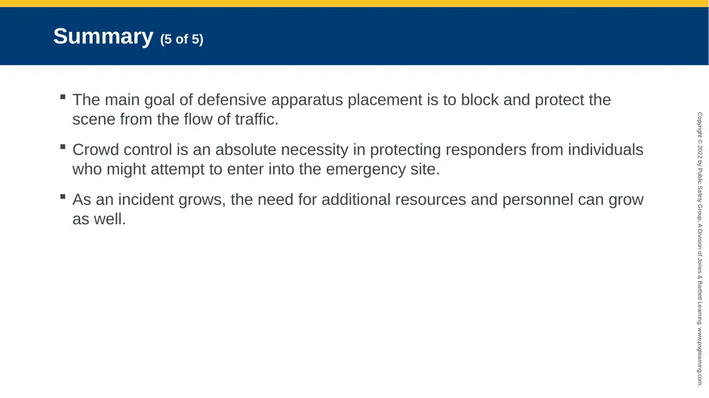 Vehicle Rescue Incident Awareness CHAPTER 2 - slide 82 of 82