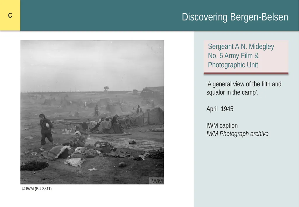 Encountering Bergen-Belsen What were the - slide 23 of 54