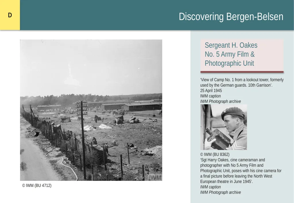 Encountering Bergen-Belsen What were the - slide 33 of 54
