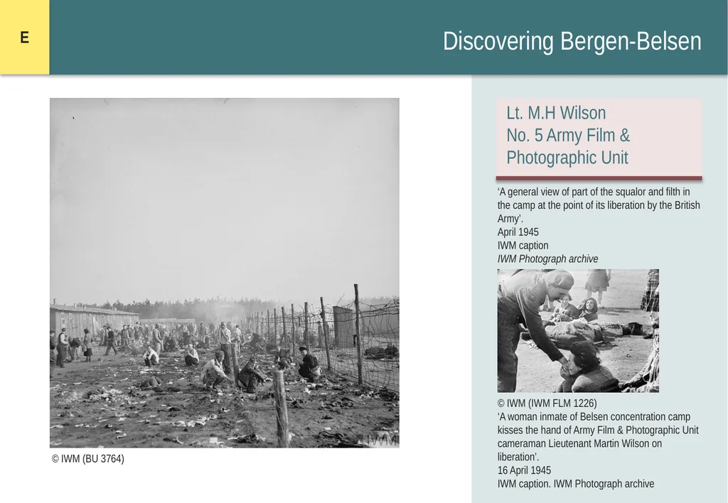 Encountering Bergen-Belsen What were the - slide 43 of 54