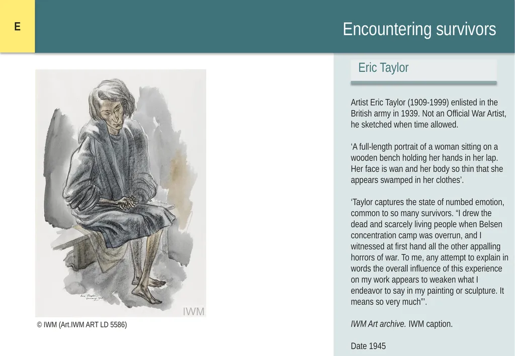Encountering Bergen-Belsen What were the - slide 45 of 54
