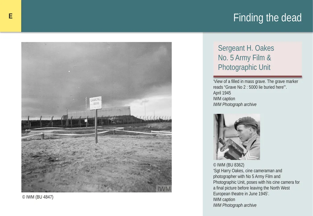 Encountering Bergen-Belsen What were the - slide 44 of 54