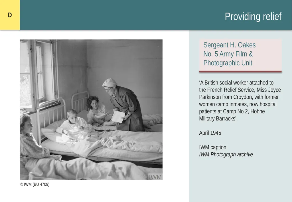 Encountering Bergen-Belsen What were the - slide 37 of 54