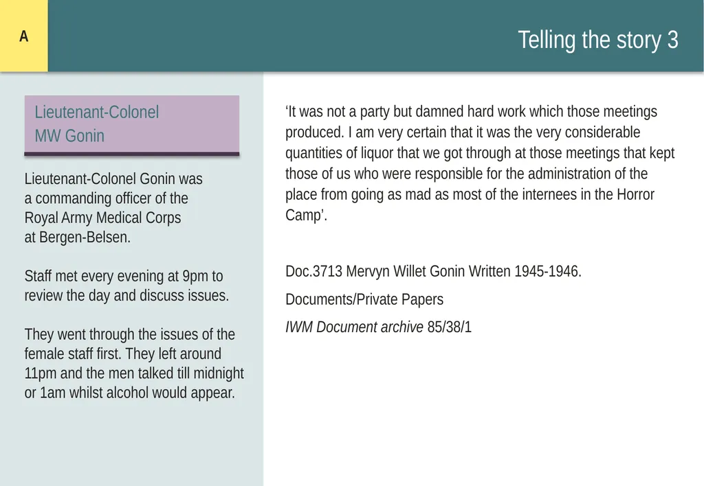 Encountering Bergen-Belsen What were the - slide 11 of 54