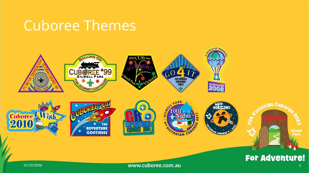 Cuboree 2023 September 25-29 2023 Acknowledgement - slide 5 of 25