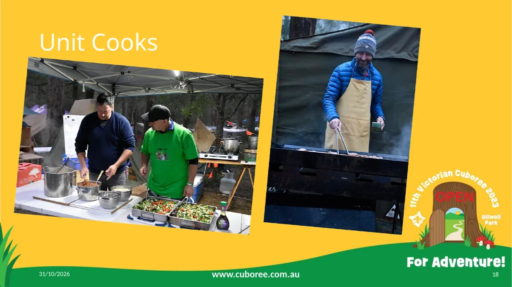 Cuboree 2023 September 25-29 2023 Acknowledgement - slide 18 of 25