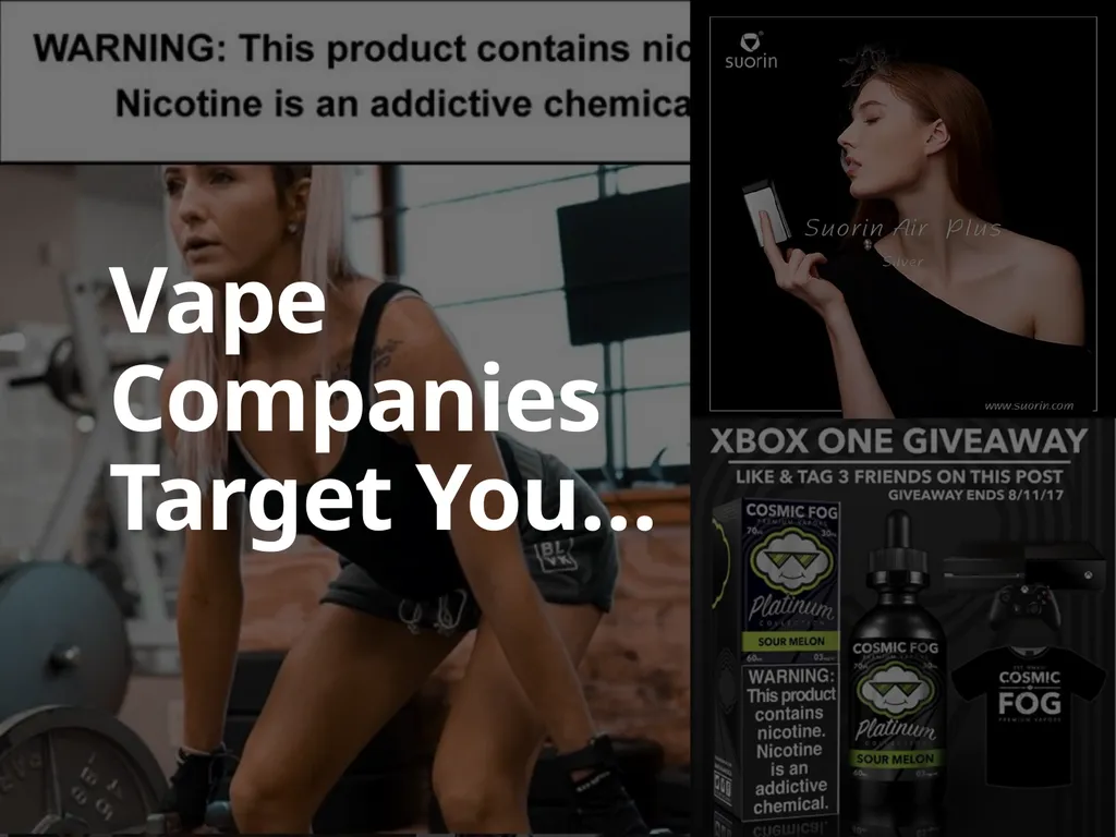 Know the Risks VAPING and E-CIGARETTES After This - slide 23 of 28