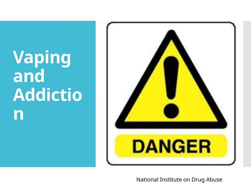 Know the Risks VAPING and E-CIGARETTES After This - slide 21 of 28