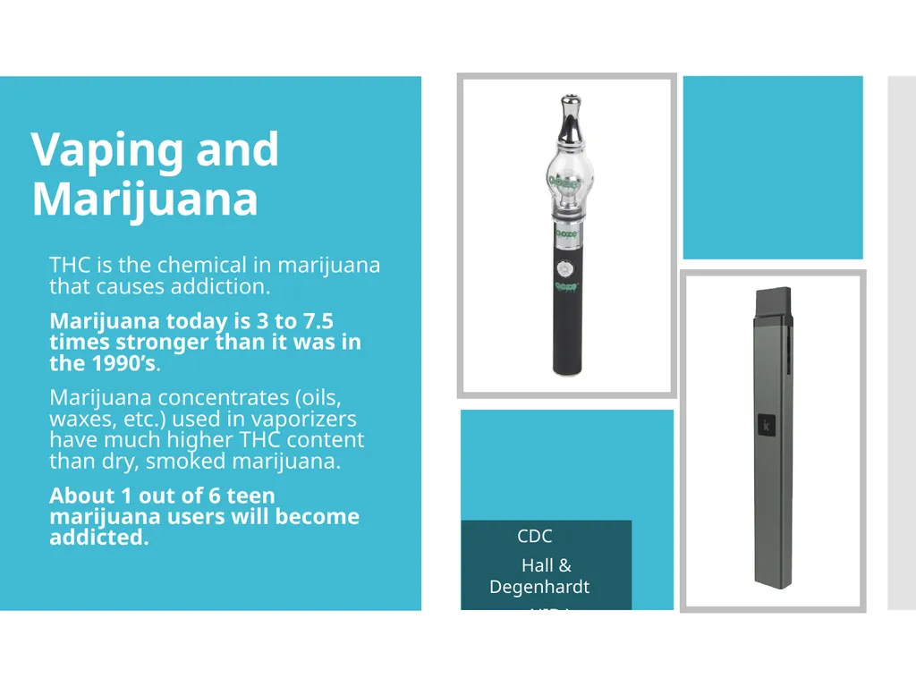 Know the Risks VAPING and E-CIGARETTES After This - slide 25 of 28