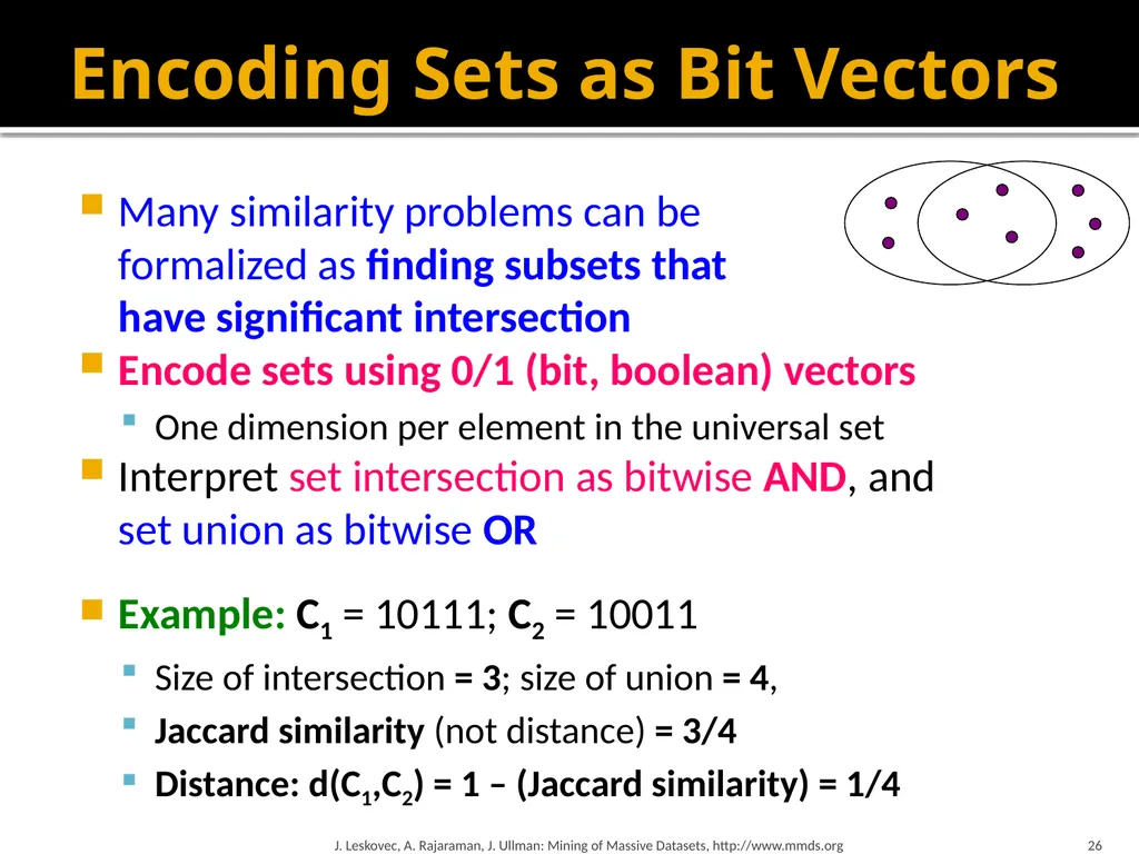 Finding Similar Items: Locality Sensitive Hashing - slide 26 of 58