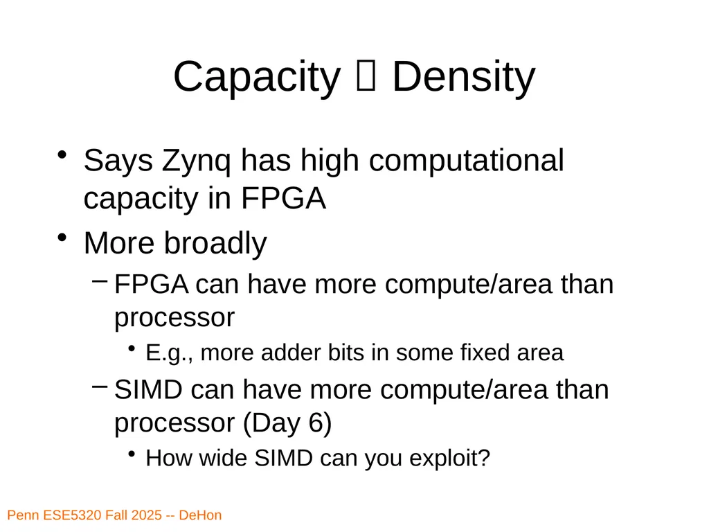 Penn ESE5320 Fall 2026 -- DeHon ESE5320: - slide 55 of 59