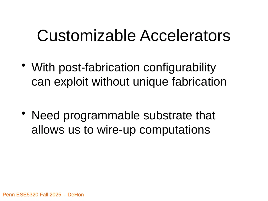 Penn ESE5320 Fall 2026 -- DeHon ESE5320: - slide 15 of 59