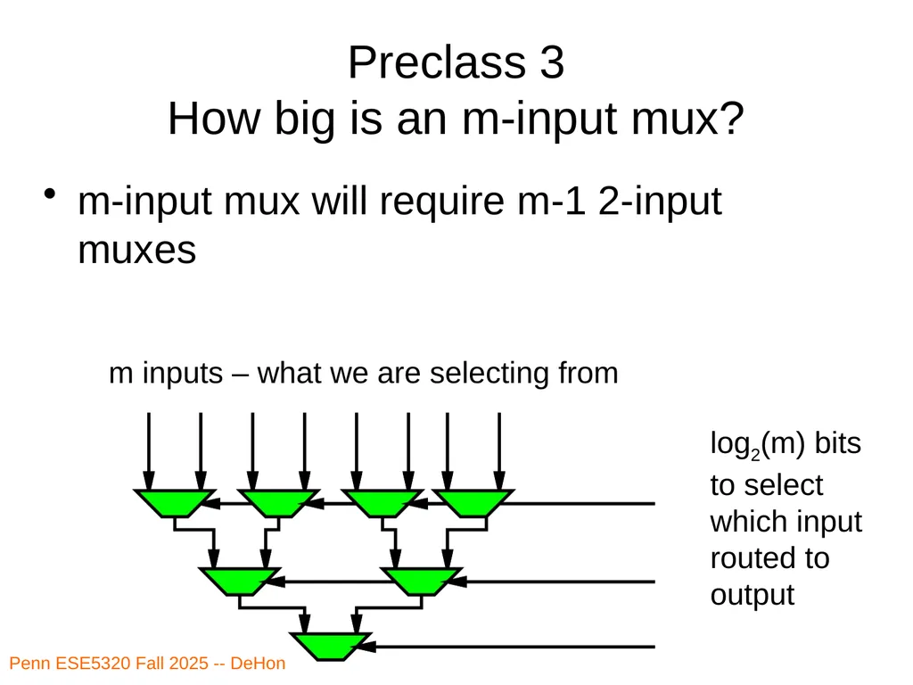 Penn ESE5320 Fall 2026 -- DeHon ESE5320: - slide 34 of 59