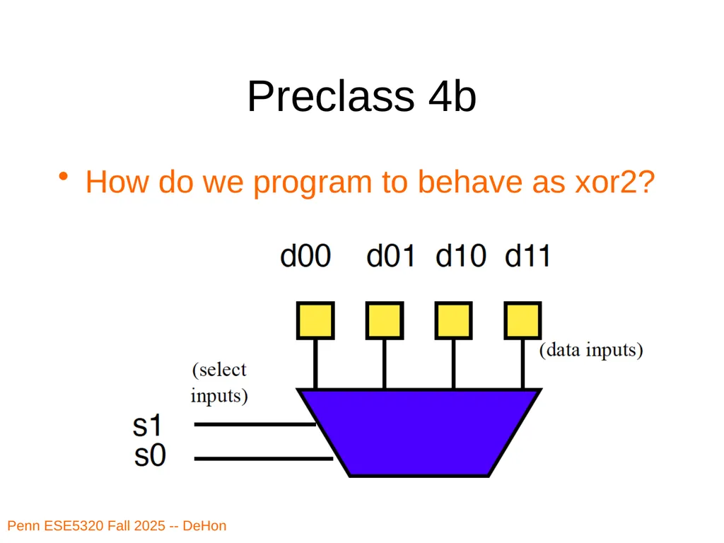 Penn ESE5320 Fall 2026 -- DeHon ESE5320: - slide 24 of 59