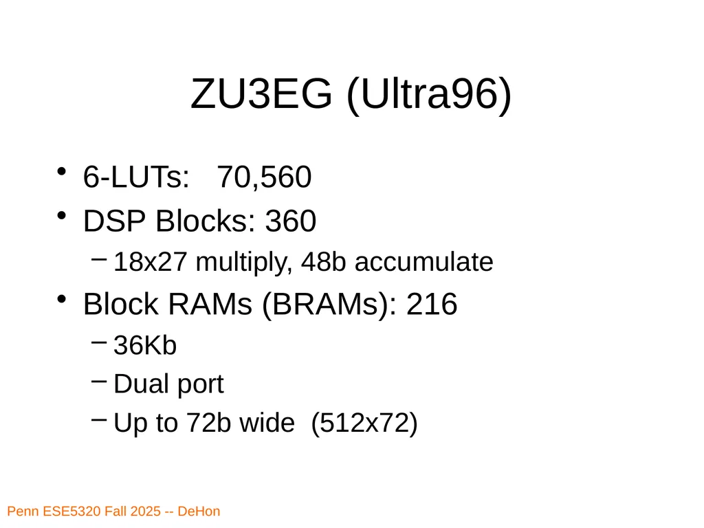 Penn ESE5320 Fall 2026 -- DeHon ESE5320: - slide 52 of 59