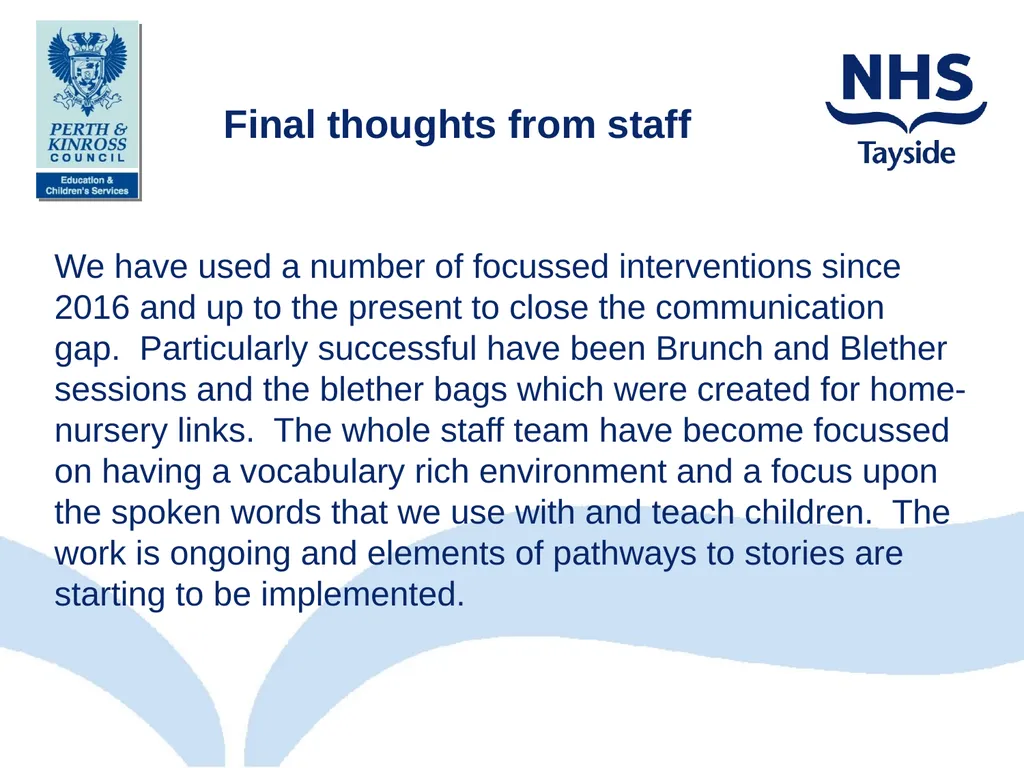 Talk Listen Communicate Closing the Communication - slide 28 of 28