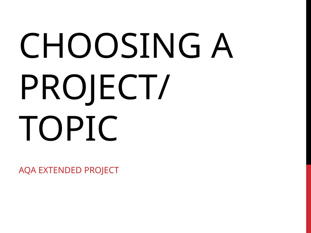 INTRODUCTION TO LEVEL 3 EPQ YEAR 12 INDUCTION WHAT - slide 13 of 25