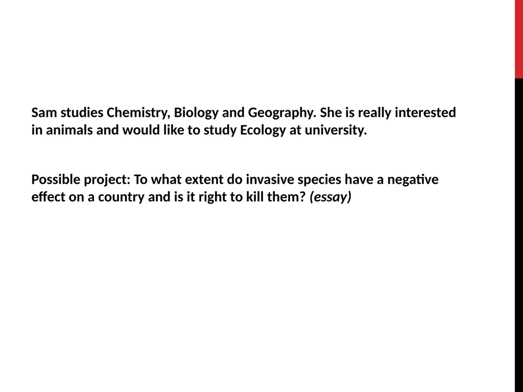 INTRODUCTION TO LEVEL 3 EPQ YEAR 12 INDUCTION WHAT - slide 22 of 25