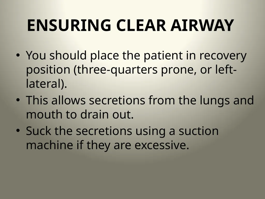 INTRODUCTION TO OPERATING THEATRE OBJECTIVES - slide 70 of 79