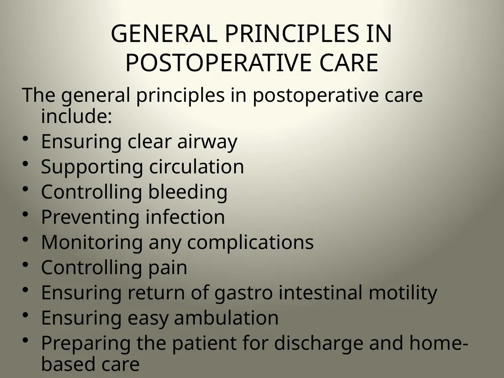 INTRODUCTION TO OPERATING THEATRE OBJECTIVES - slide 69 of 79