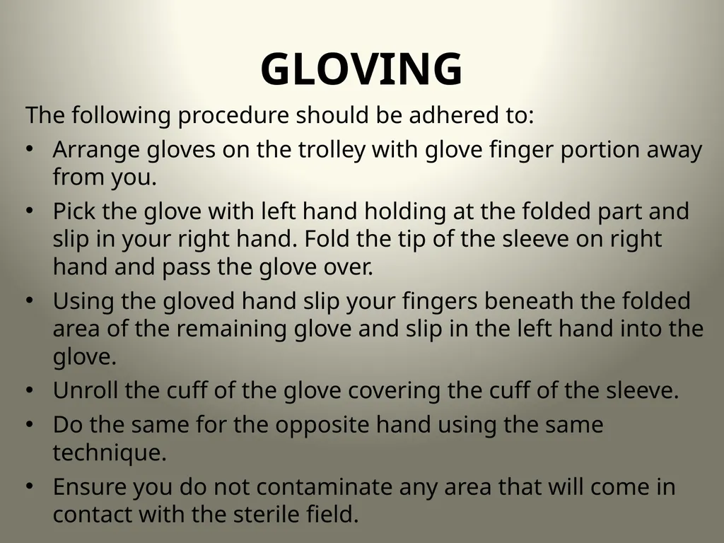INTRODUCTION TO OPERATING THEATRE OBJECTIVES - slide 31 of 79