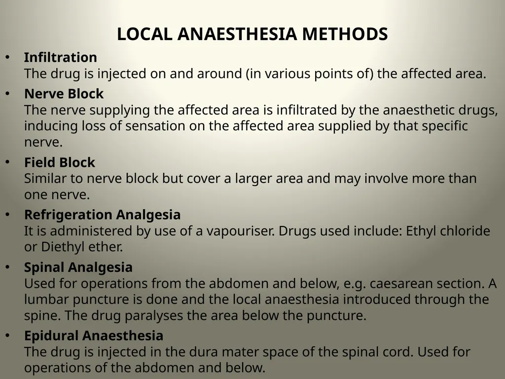 INTRODUCTION TO OPERATING THEATRE OBJECTIVES - slide 46 of 79