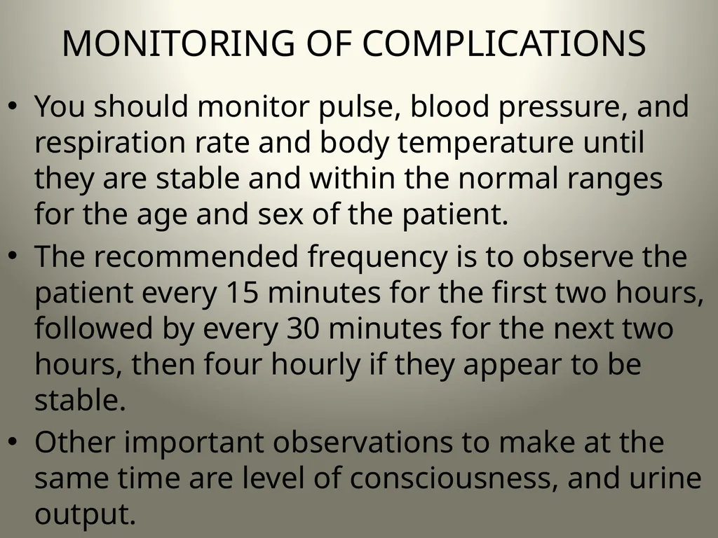 INTRODUCTION TO OPERATING THEATRE OBJECTIVES - slide 75 of 79