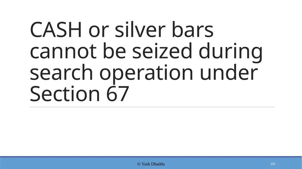 and Going Forward …. Yash Dhadda | Chartered - slide 105 of 112