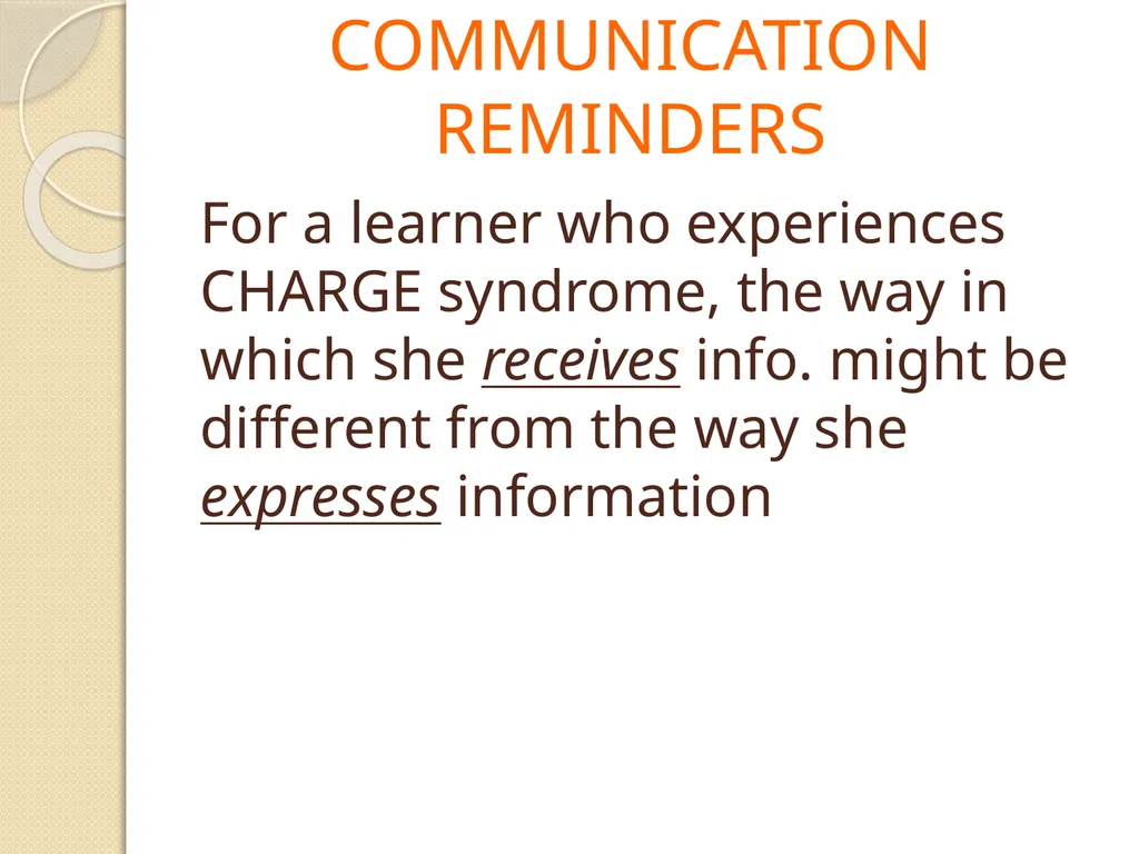 Laying the Foundation for Communication Exchange: - slide 6 of 66
