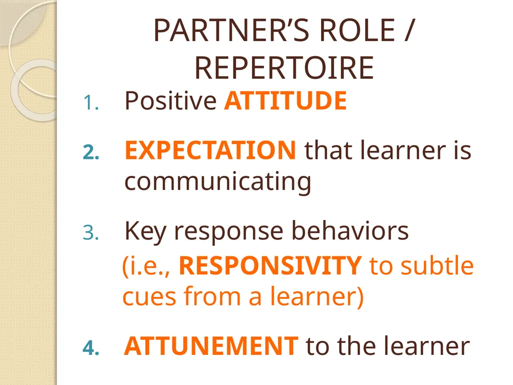 Laying the Foundation for Communication Exchange: - slide 10 of 66