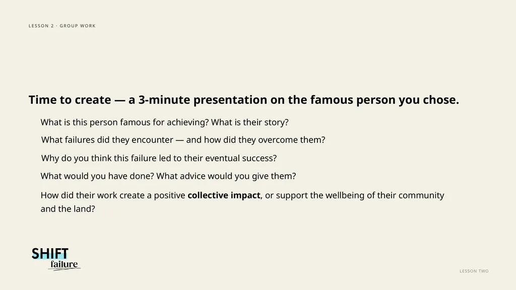 SHIFT FAILURE · A CLASSROOM RESOURCE GRADES 5–8 - slide 43 of 99