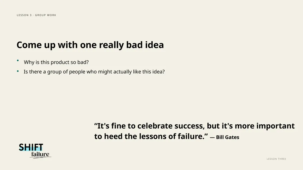 SHIFT FAILURE · A CLASSROOM RESOURCE GRADES 5–8 - slide 52 of 99