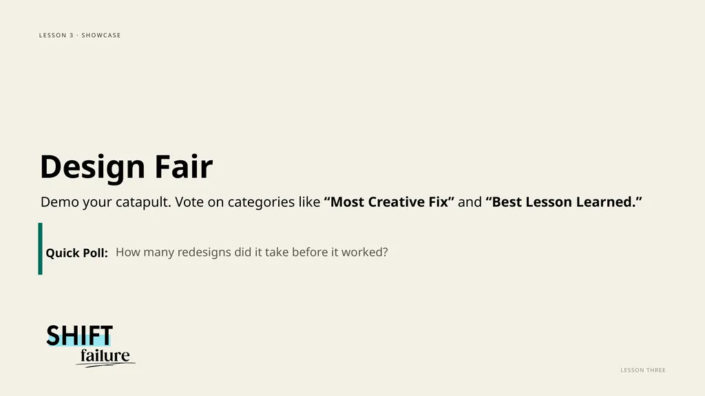 SHIFT FAILURE · A CLASSROOM RESOURCE GRADES 5–8 - slide 66 of 99