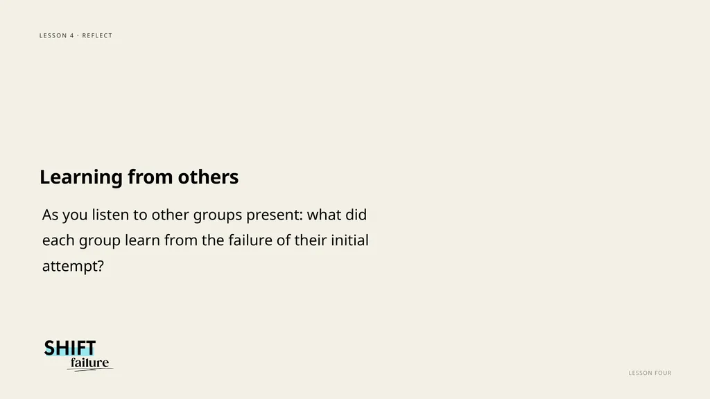 SHIFT FAILURE · A CLASSROOM RESOURCE GRADES 5–8 - slide 82 of 99