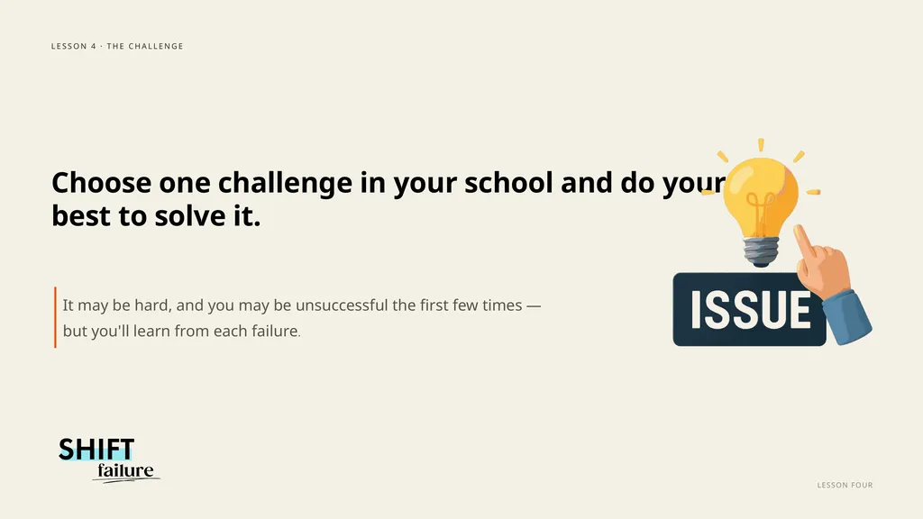 SHIFT FAILURE · A CLASSROOM RESOURCE GRADES 5–8 - slide 72 of 99