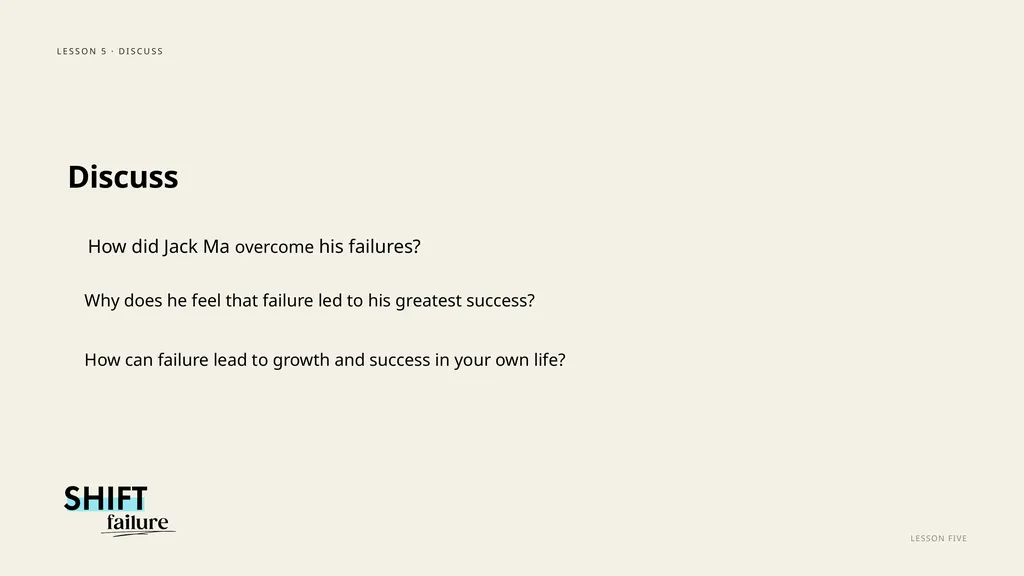 SHIFT FAILURE · A CLASSROOM RESOURCE GRADES 5–8 - slide 92 of 99