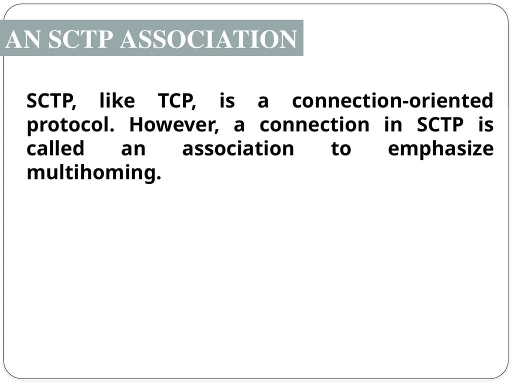 NAME OF THE SUBJECT : Advanced Computer Networks - slide 32 of 56