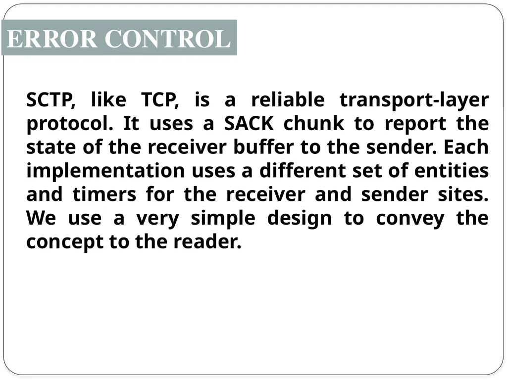 NAME OF THE SUBJECT : Advanced Computer Networks - slide 50 of 56