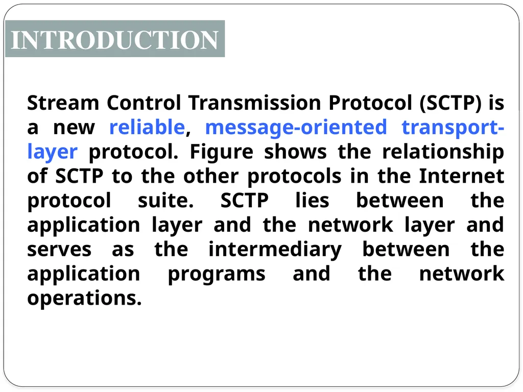 NAME OF THE SUBJECT : Advanced Computer Networks - slide 5 of 56