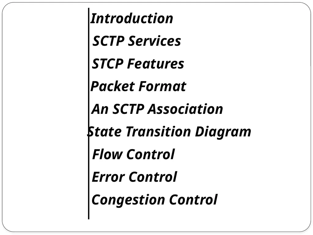 NAME OF THE SUBJECT : Advanced Computer Networks - slide 4 of 56