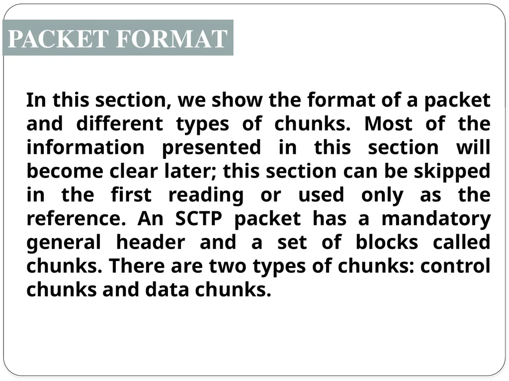 NAME OF THE SUBJECT : Advanced Computer Networks - slide 15 of 56