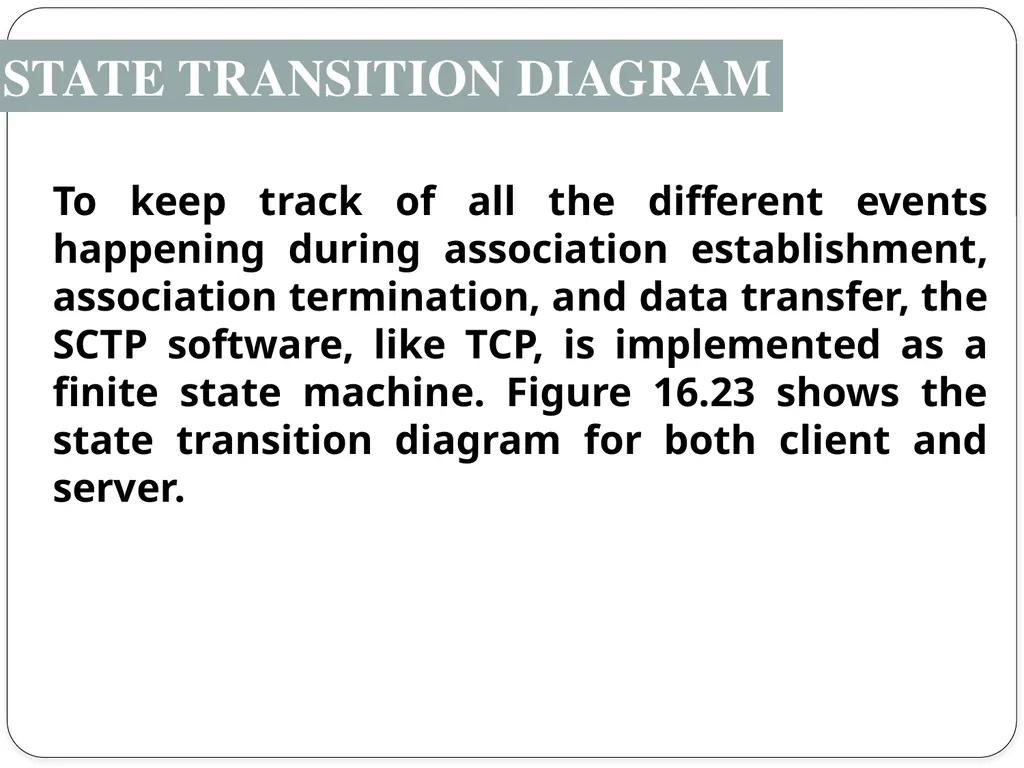 NAME OF THE SUBJECT : Advanced Computer Networks - slide 38 of 56