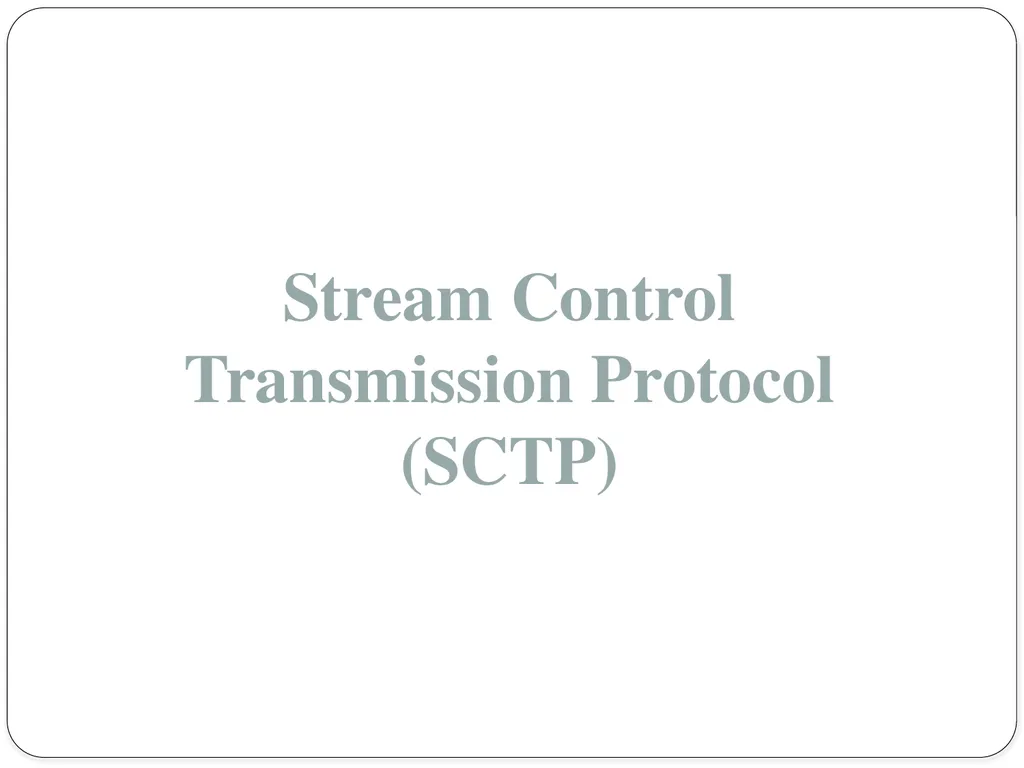 NAME OF THE SUBJECT : Advanced Computer Networks - slide 2 of 56